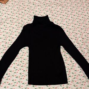 Black Turtleneck Sweater